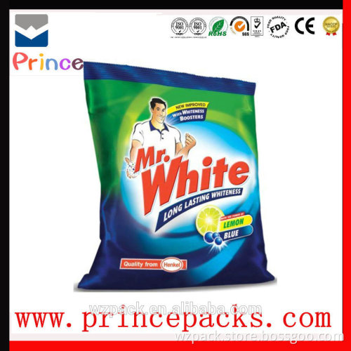 custom plastic bag for laundry detergent soap powder packaging